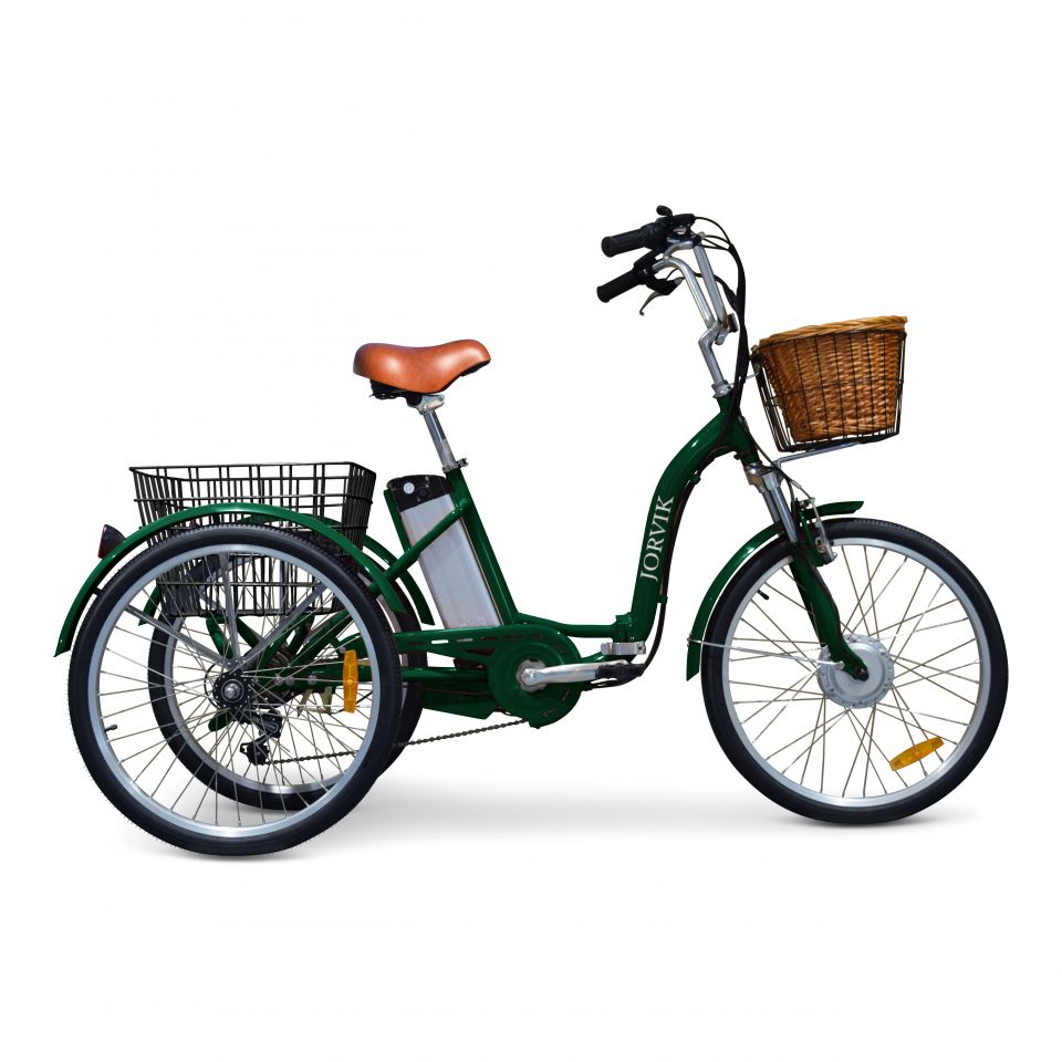 electric folding adult trike